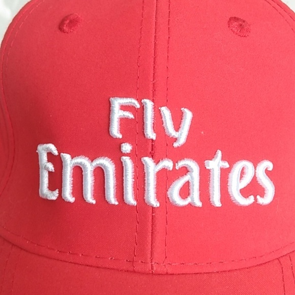Fly Emirates Red Embroidered Cap - Picture 3 of 11